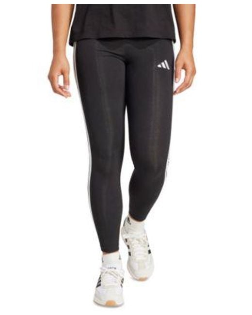 Adidas Black Plus Size Essentials 3 Stripes Cotton leggings Xxs 4x