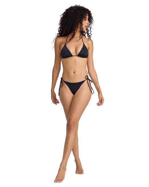 Volcom Black Cheeky Bikini Bottoms