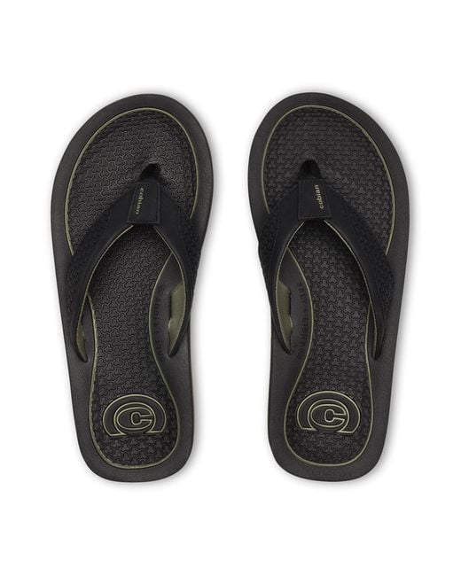 Cobian Black Drt Sandals for men