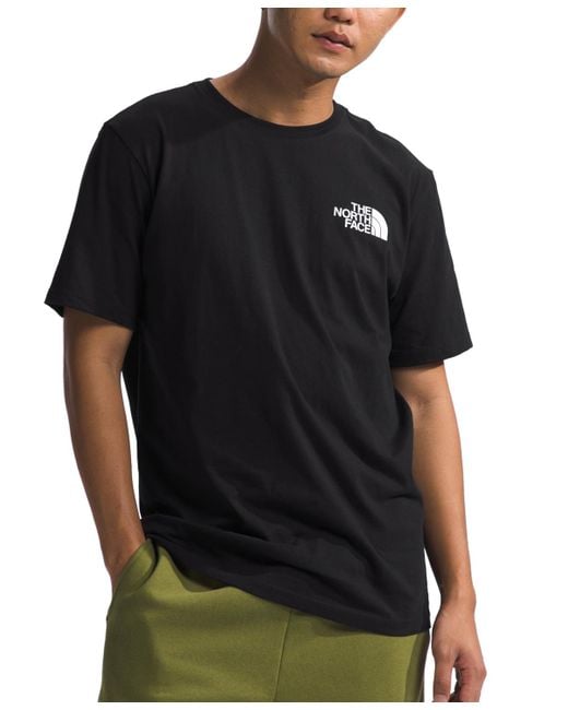 The North Face Black Box Logo Crewneck Short-sleeve T-shirt for men