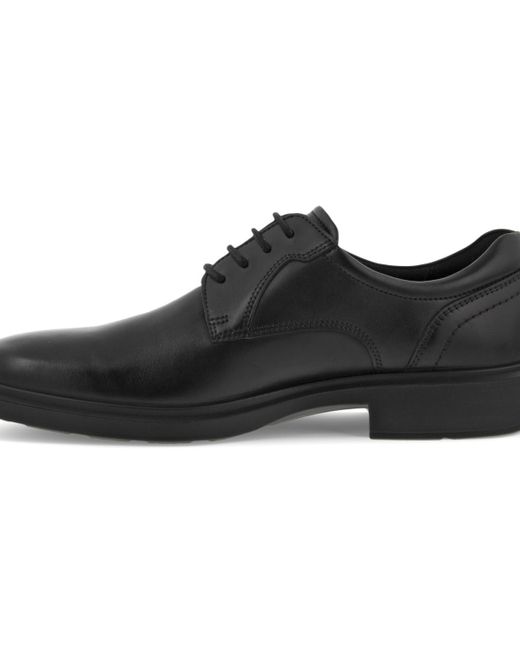 Ecco Black Helsinki 2.0 Plain Toe Derby Shoe for men
