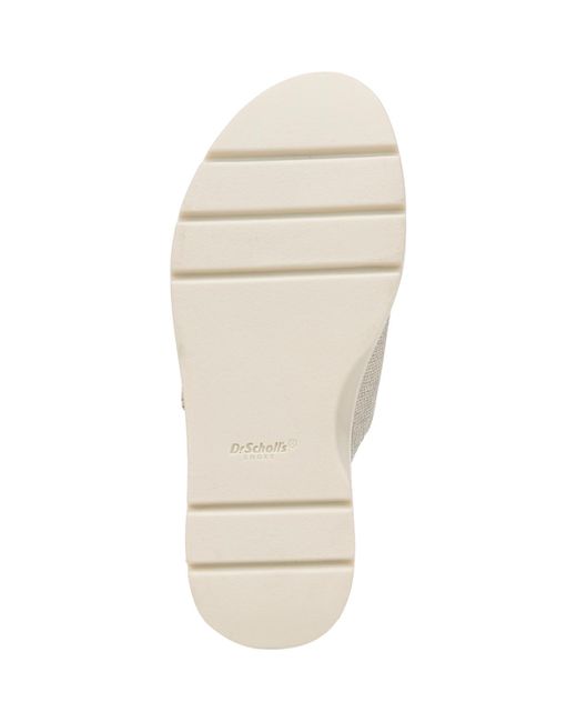 Dr. Scholls White Nice Day Max Og Slide Wedge Sandals
