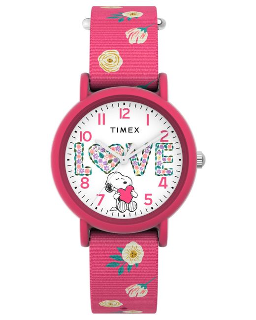 Timex Pink Quartz Analog Nylon Watch