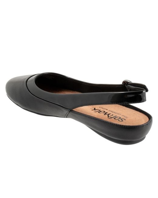 Softwalk® Black Sheffield Slingback