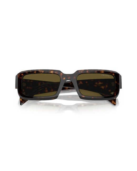 Prada Green Geometric Sunglasses for men