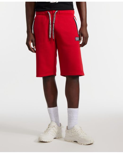 Ecko' Unltd Red Dynamic Fleece Shorts for men