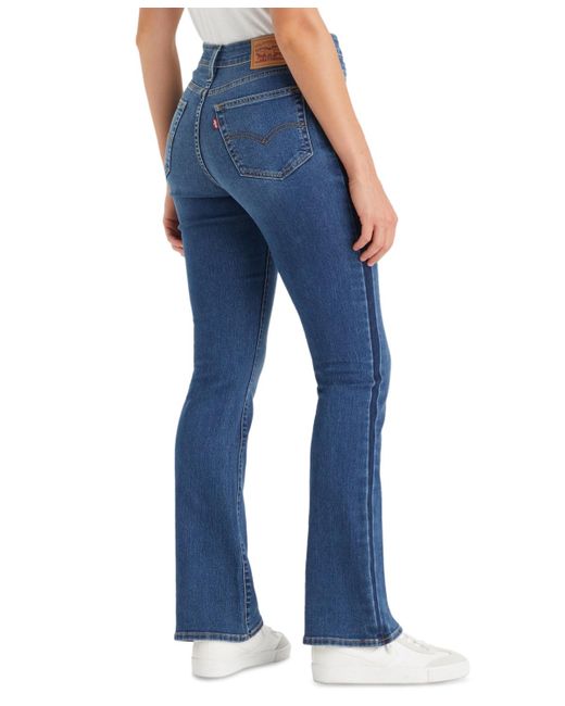 Levi's Blue 725 High-waist Classic Stretch Bootcut Jeans