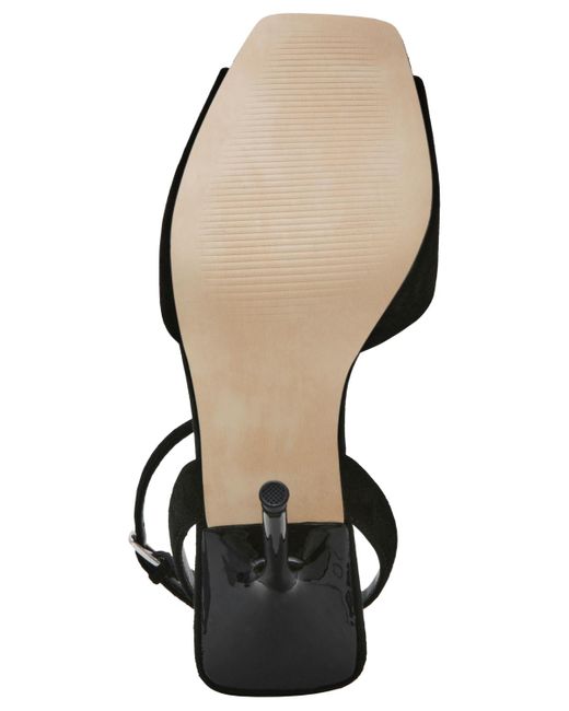 Steve Madden Black Lilac Two-piece Dress Sandals