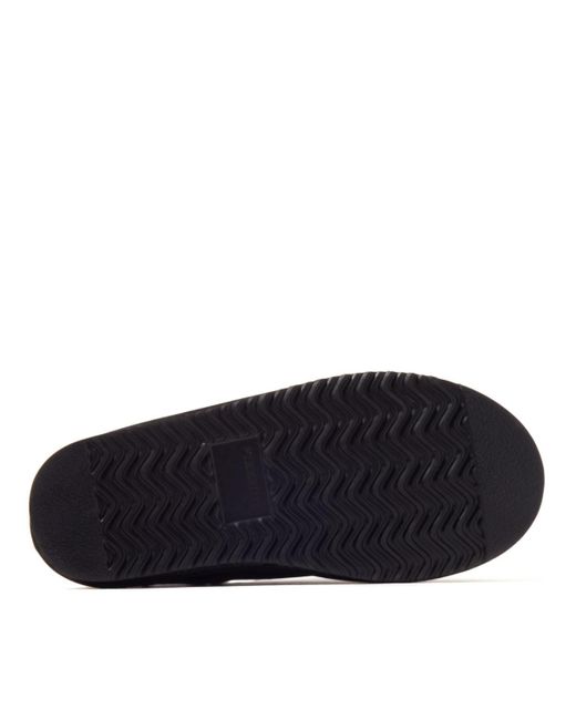 Dearfoams Black Fireside By Greta Genuine Shearling Clog Slipper