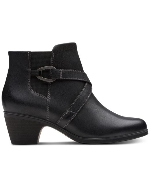 Clarks Black Collection Emily2 Henley Wedge Booties