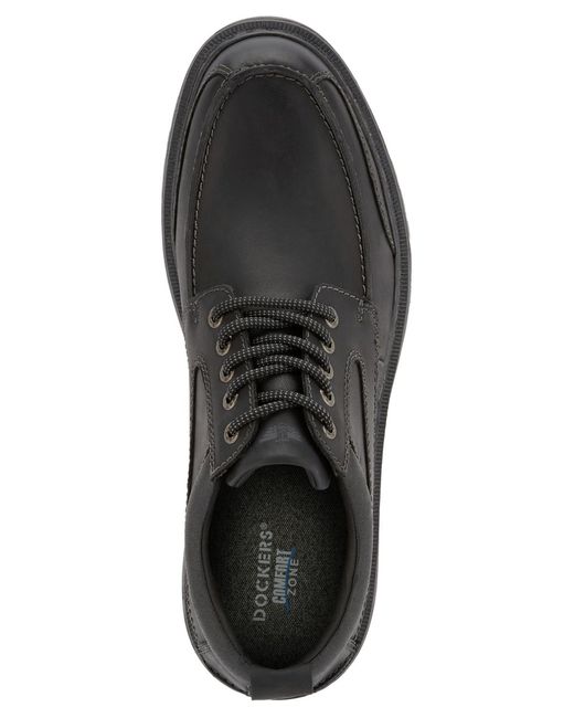 Dockers Black Overton ( Soft Oiled Crazyhorse) Shoes for men
