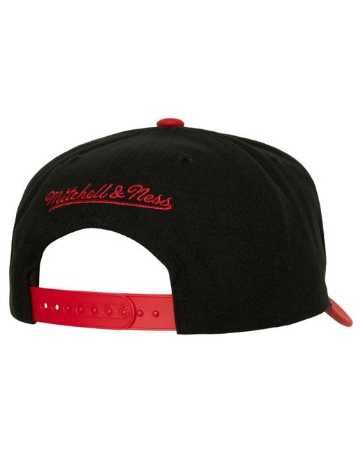 Mitchell & Ness Red Black for men