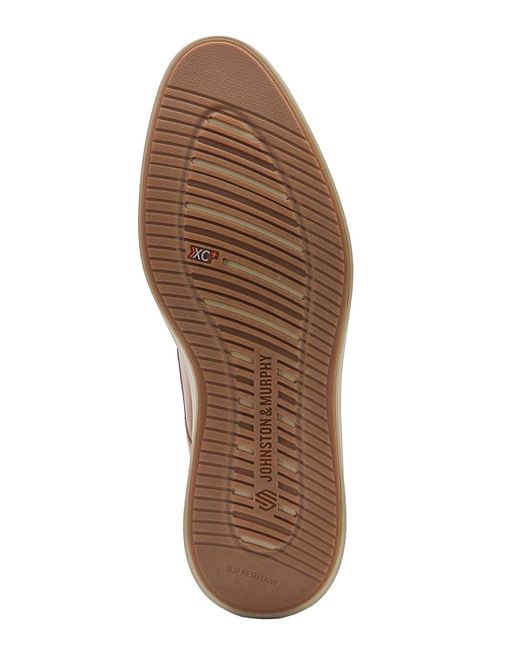 Johnston & Murphy Brown Parker Plain Toe Shoe for men