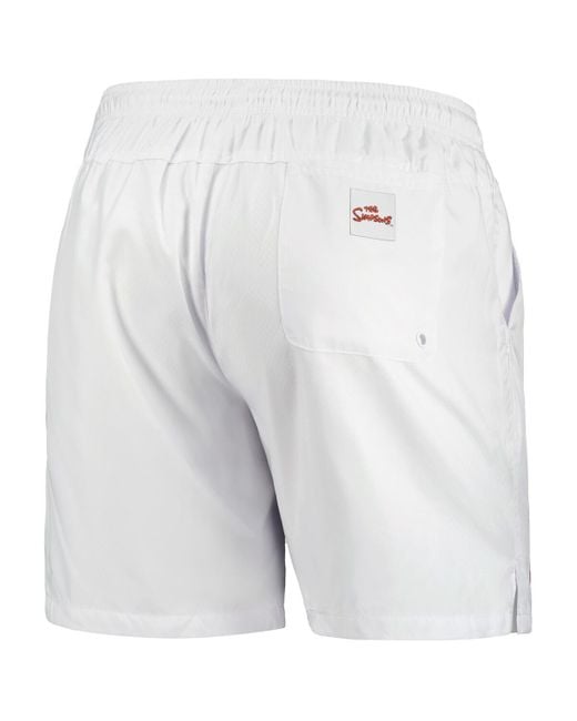 FREEZE MAX White The Simpsons Shorts for men