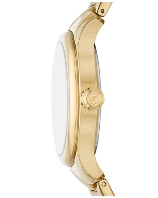 Fossil Metallic Gilmore Three-hand Date Stainless Steel Watch