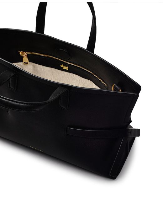 Radley Black Fleet Street Small Open Top Crossbody Bag