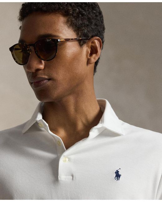 Polo Ralph Lauren Classic-fit Polo Shirt in White for Men | Lyst