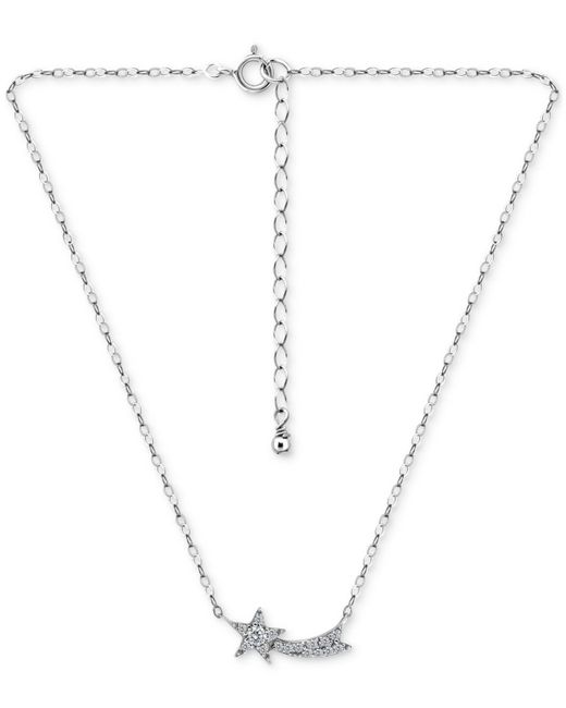 Giani Bernini Metallic Cubic Zirconia Shooting Star Pendant Necklace