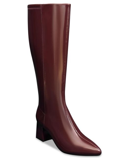 Aerosoles Women's Red Eliel Dress Boot