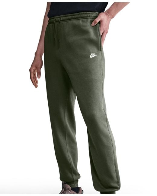 Nike Black Club Fleece Drawstring joggers for men