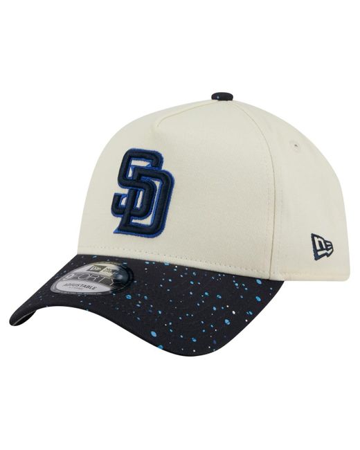 KTZ Blue San Diego Padres Speckle A-frame 9forty Adjustable Hat for men