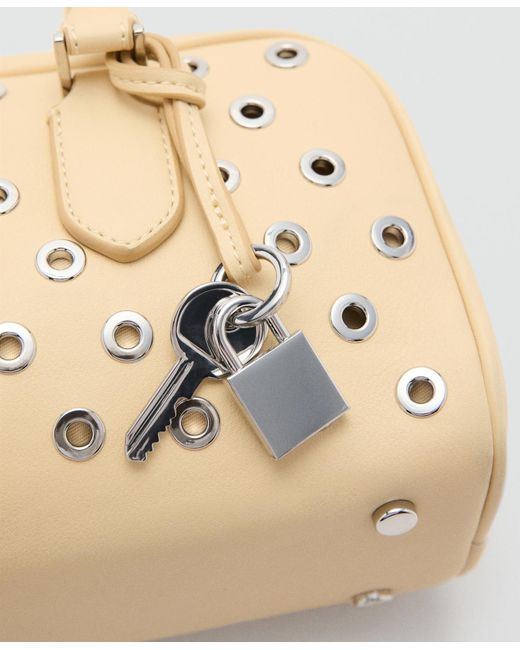 Mango Natural Eyelets Bowling Bag