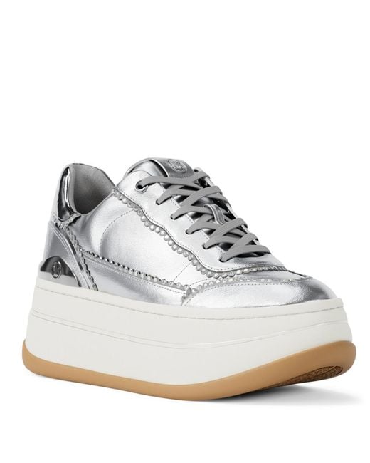 Michael Kors White Michael Hayes Lace-up Shoes