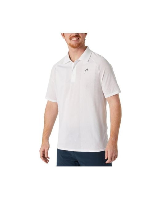 Head Men's White Performance Tennis Polo Shirt