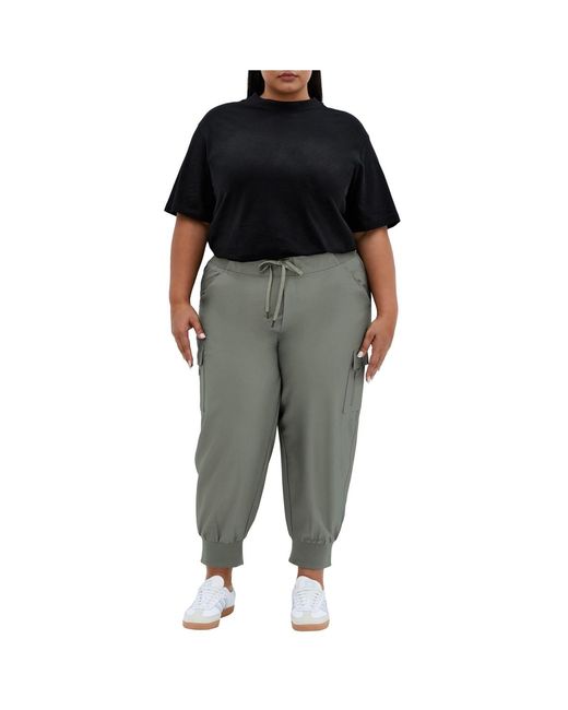 City Chic Gray Plus Size Lea Pant