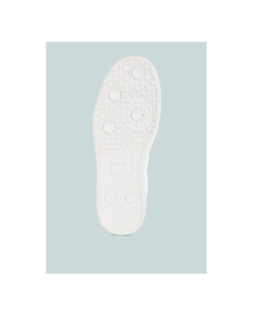 Rag & Co Blue Bostonia Real Leather Casual Sneakers