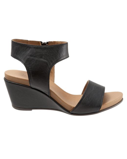 BUENO Black Ida Sandal