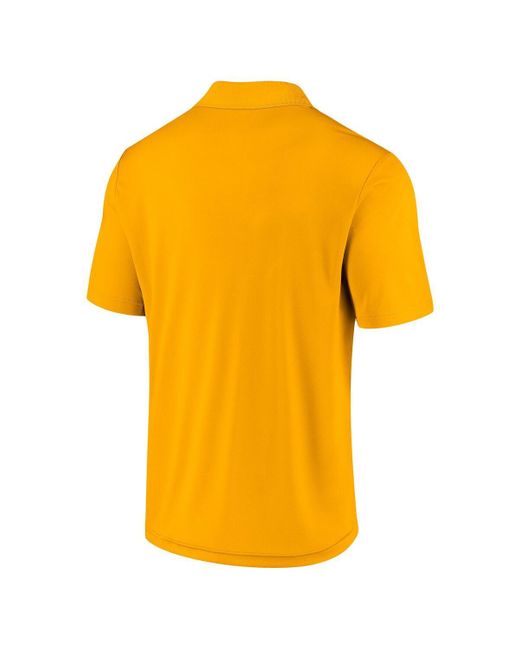 Fanatics Green Bay Packers Component Polo Shirt in Yellow for Men | Lyst