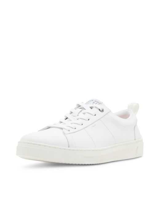 Steve Madden White Nickai Fashion Sneaker for men