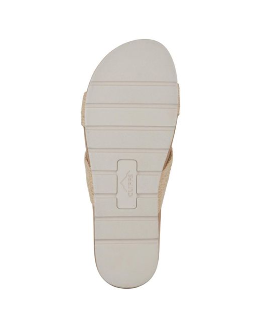White Mountain Brown Tindra Slip-on Sandals