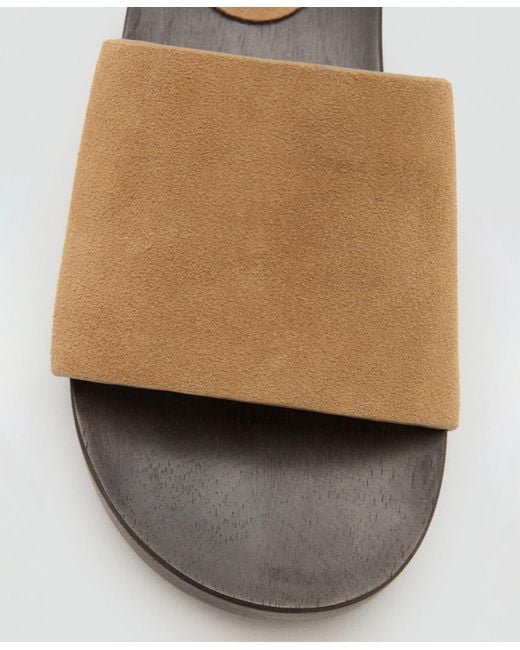 Mango Multicolor Wood Sole Suede Als
