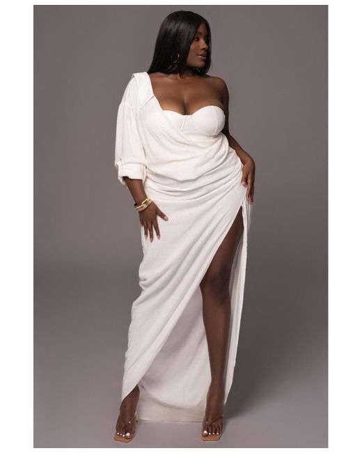 JLUXLABEL Women's Brown Evita Linen Draped Dress - www.ice4pros.com.br
