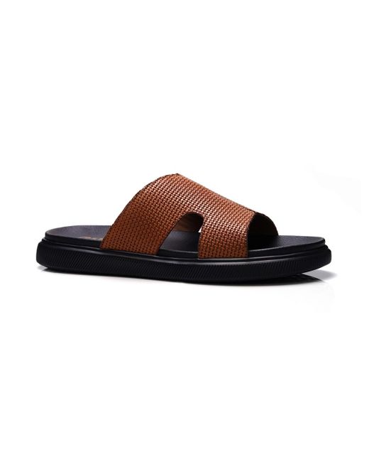 Carlos By Carlos Santana Brown Cosmic Sandals for men