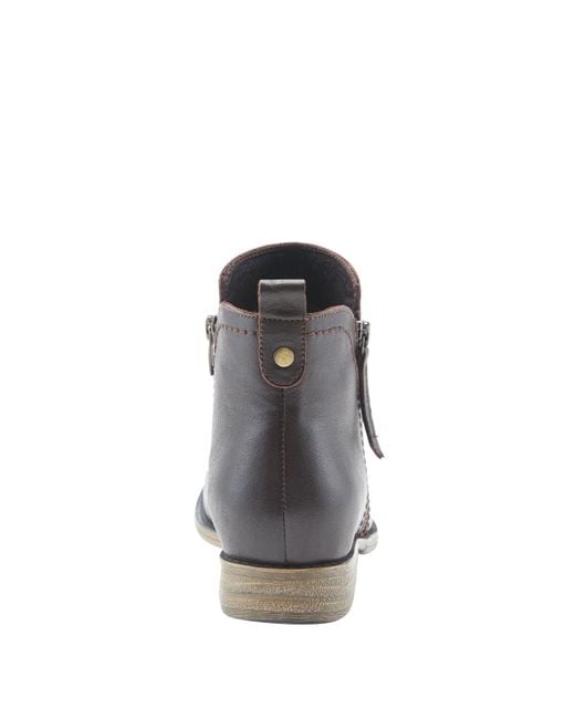 Spring Step Black Oziel Leather Bootie