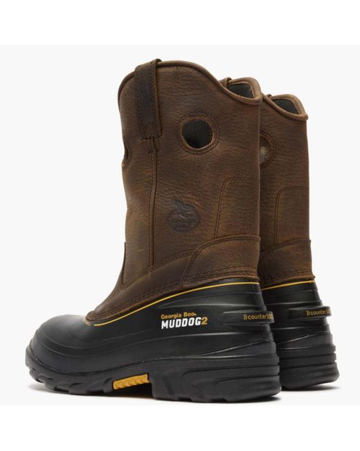 Georgia Boot Brown Muddog Work Wellington