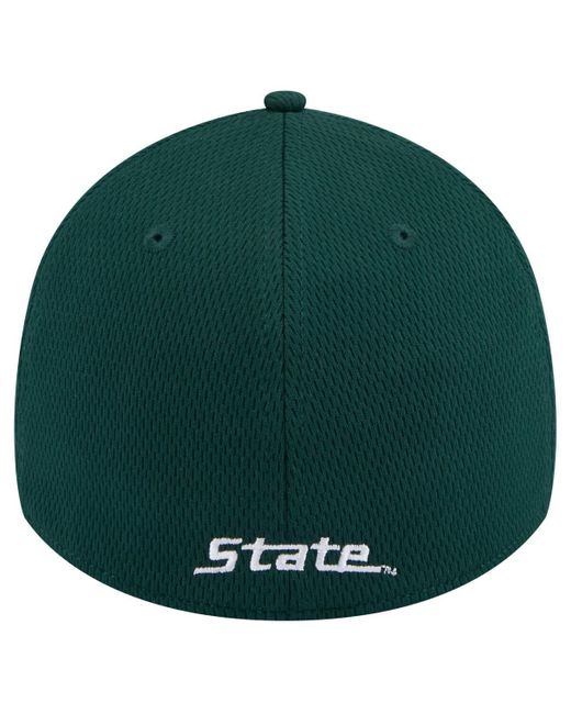 KTZ Green Michigan State Spartans Active Slash Sides 39thirty Flex Hat for men