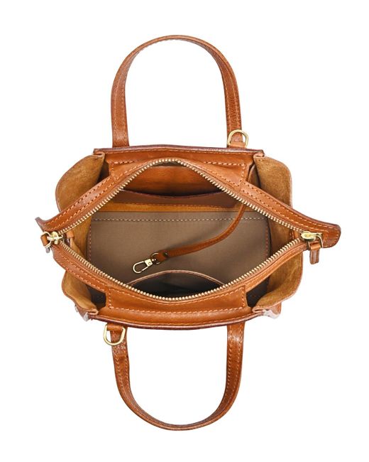 Old Trend Brown Iris Mini Tote Bag