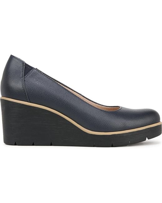 Naturalizer Blue About-time Wedge Pumps