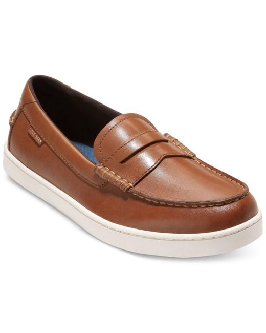 Cole Haan Brown Nantucket Slip-on Penny Loafers for men