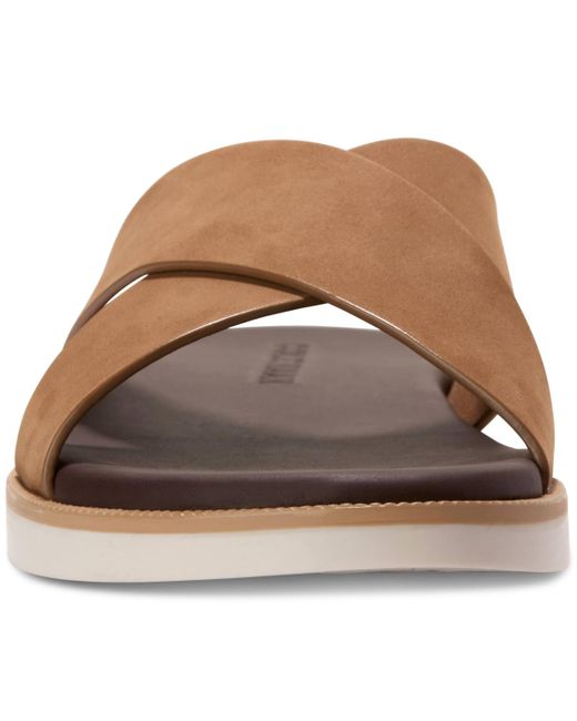 Cole Haan Nantucket Cross Strap Slip-on Slide Sandals in Brown for Men ...