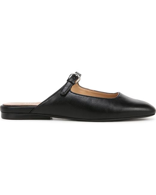 Naturalizer Black Apple Square Toe Mary Jane Mules