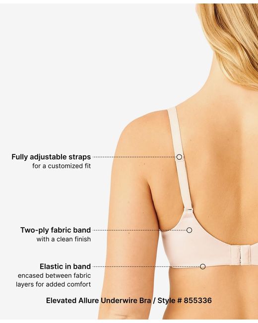 Wacoal Multicolor Elevated Allure Underwire Bra 855336