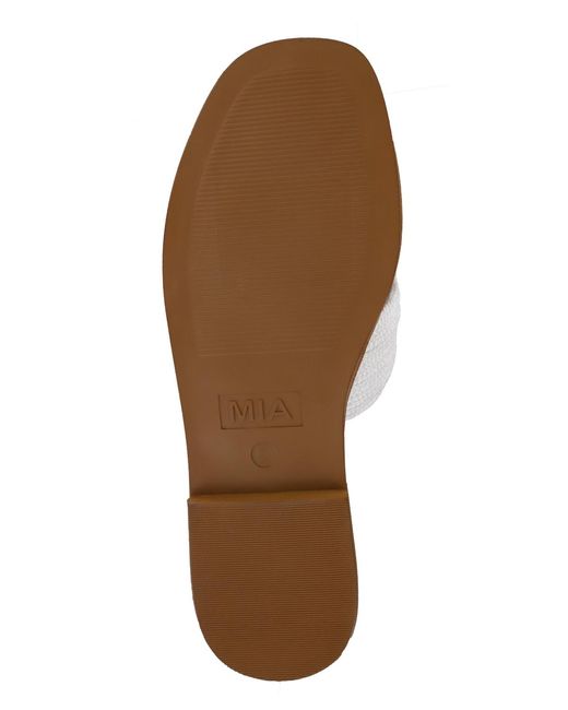 MIA Brown Dia Flat Sandals