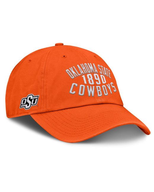 Fanatics Orange Oklahoma State Cowboys Archer Adjustable Hat for men