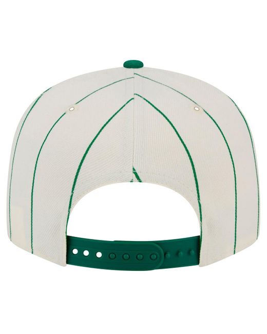 KTZ Green Oakland Athletics Jersey Pinstripe 9fifty Snapback Hat for men