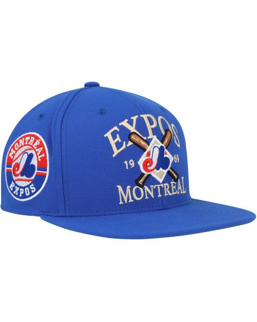 Mitchell & Ness Blue Montreal Expos Cooperstown Collection Grand Slam Snapback Hat for men